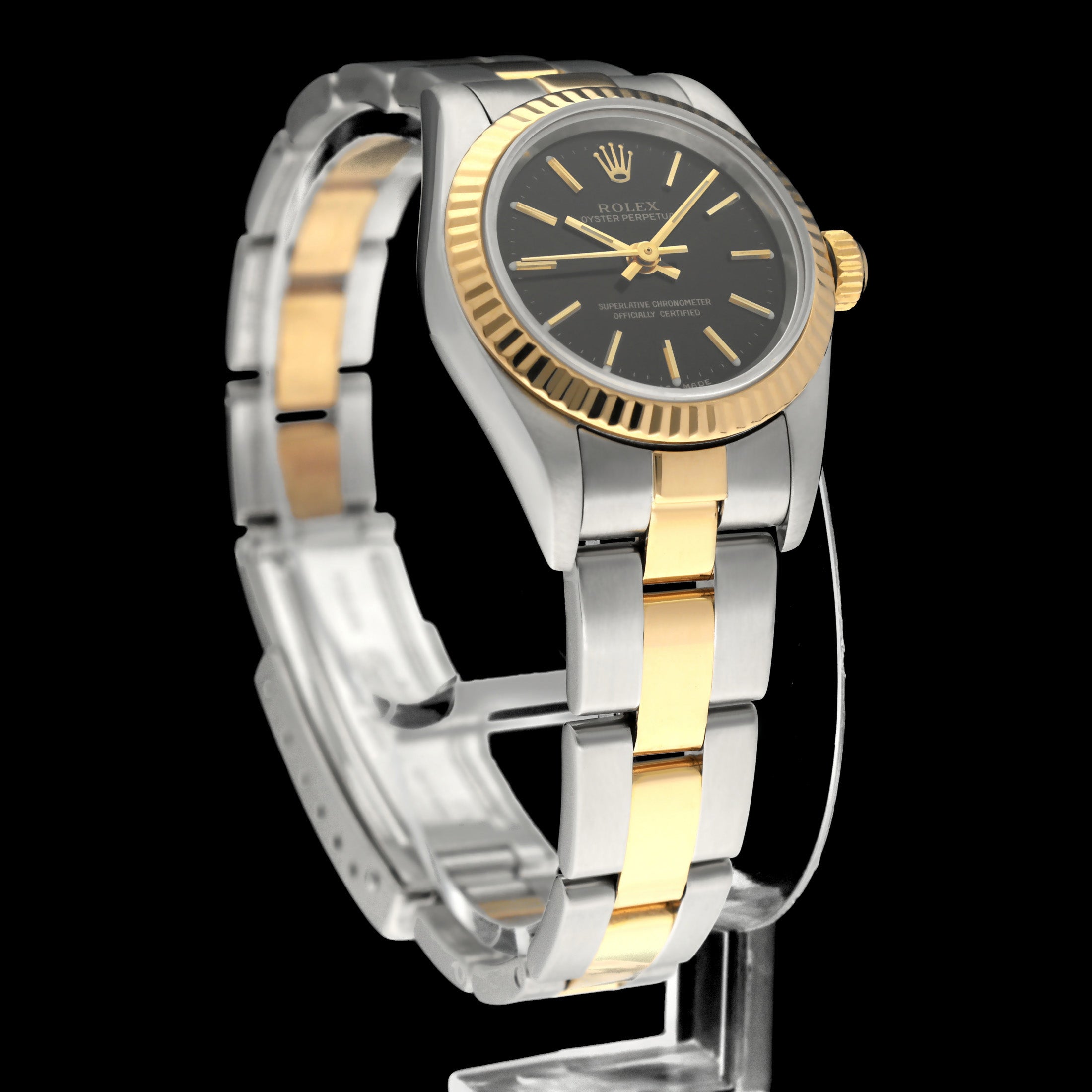 Rolex Oyster Perpetual 76193 - 2001 - Rolex horloge - Rolex kopen - Rolex dames horloge - Trophies Watches