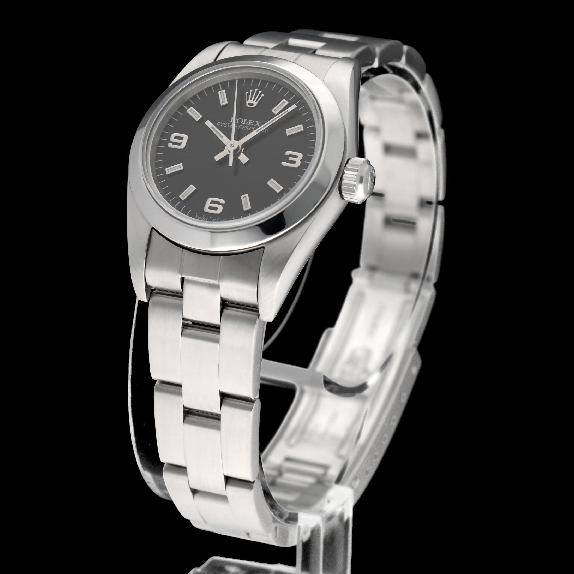 Rolex Oyster Perpetual 76080 - 2000 - Rolex horloge - Rolex kopen - Rolex dames horloge - Trophies Watches