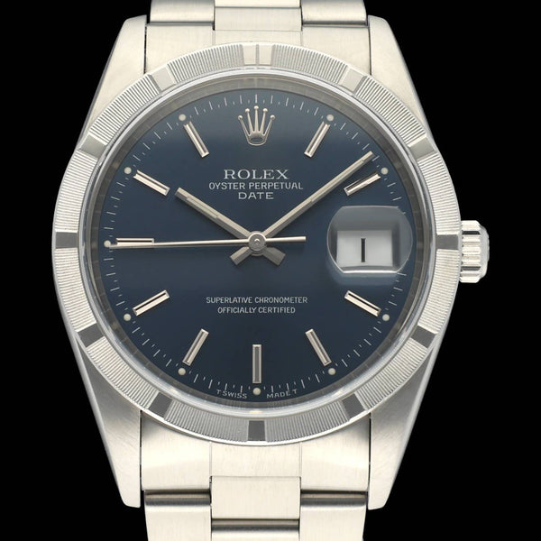 Rolex Oyster Perpetual Date 15210 - 1998 - Rolex horloge - Rolex kopen - Rolex heren horloge - Trophies Watches