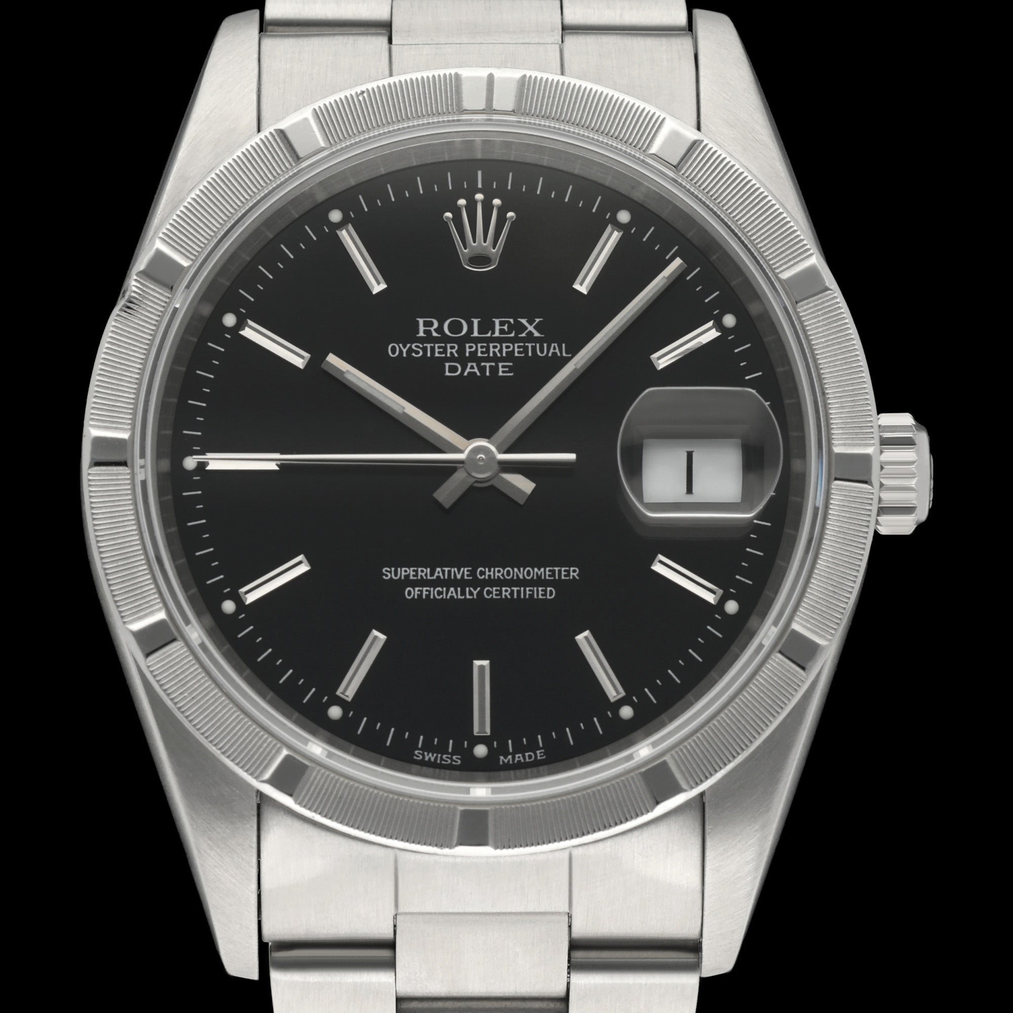 Rolex Oyster Perpetual Date 15210 - 1999 - Rolex horloge - Rolex kopen - Rolex heren horloge - Trophies Watches