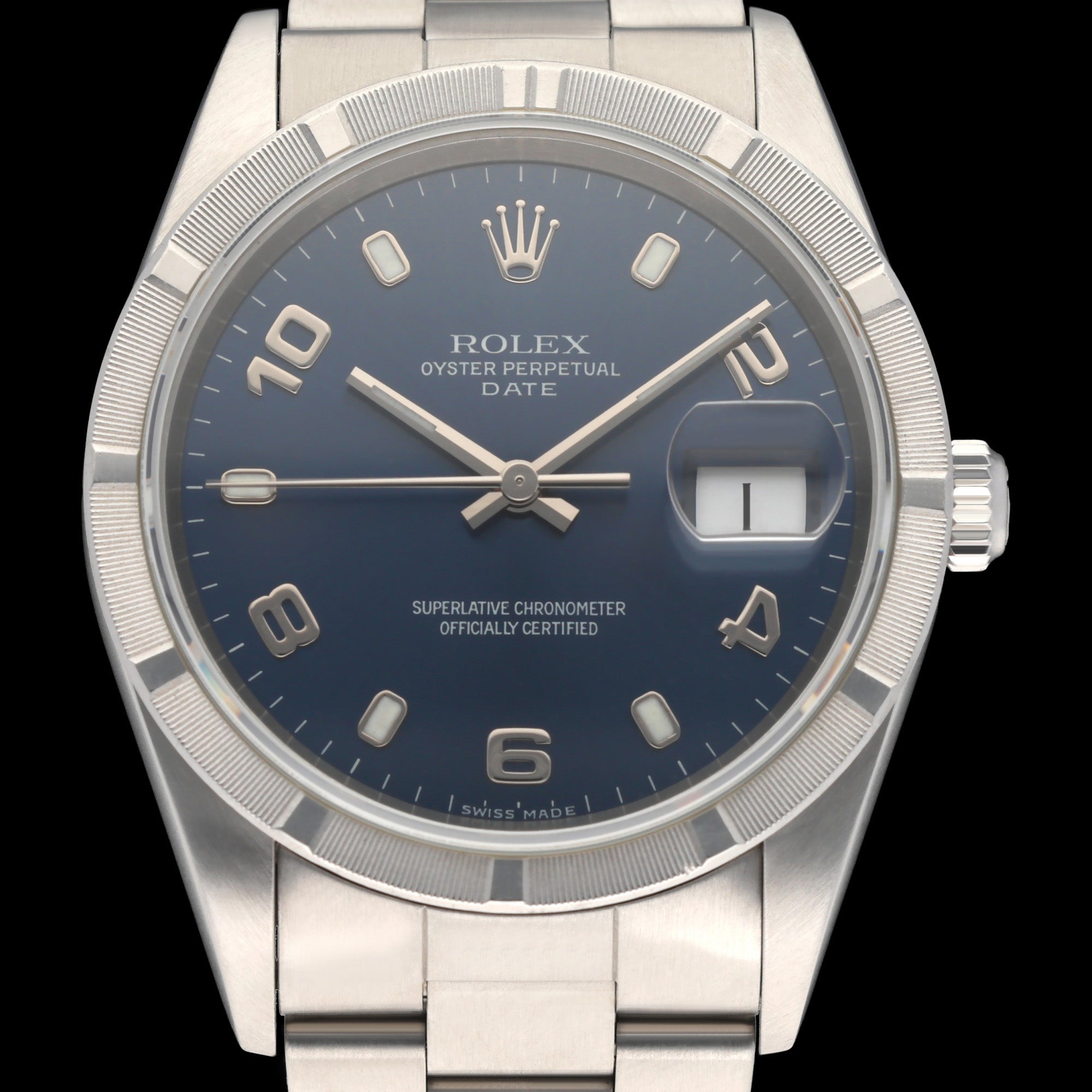 Rolex Oyster Perpetual Date 15210 - 2001 - Rolex horloge - Rolex kopen - Rolex heren horloge - Trophies Watches