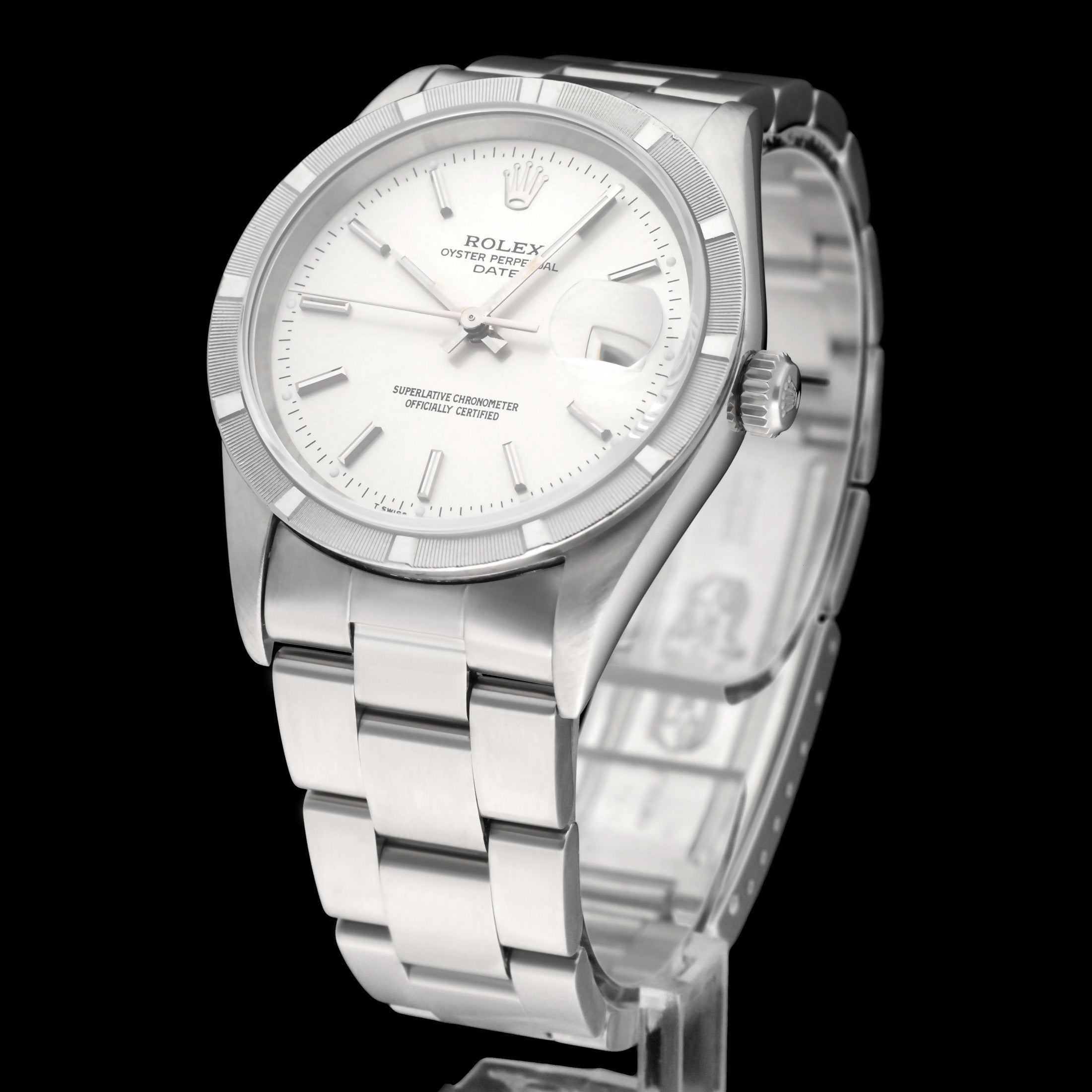 Rolex Oyster Perpetual Date 15210 - 1998 - Rolex horloge - Rolex kopen - Rolex heren horloge - Trophies Watches