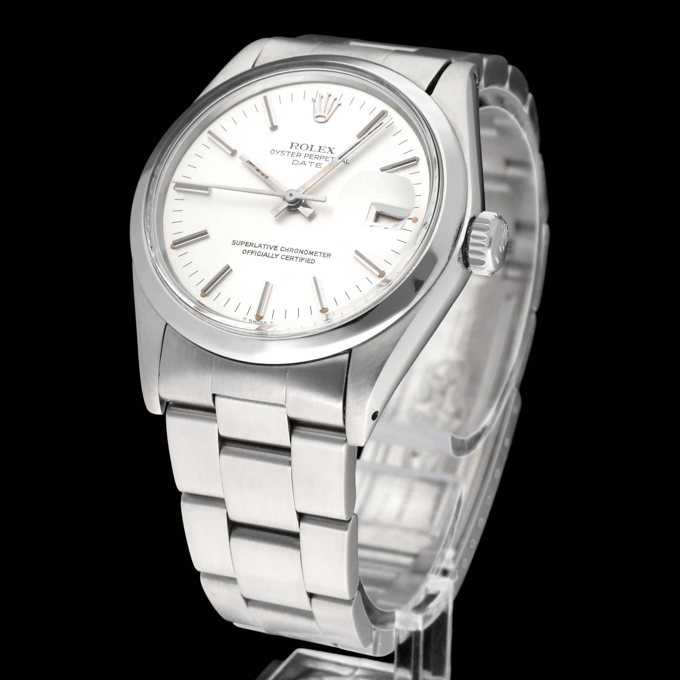 Rolex Oyster Perpetual Date 1500 - 1974 - Rolex horloge - Rolex kopen - Rolex heren horloge - Trophies Watches