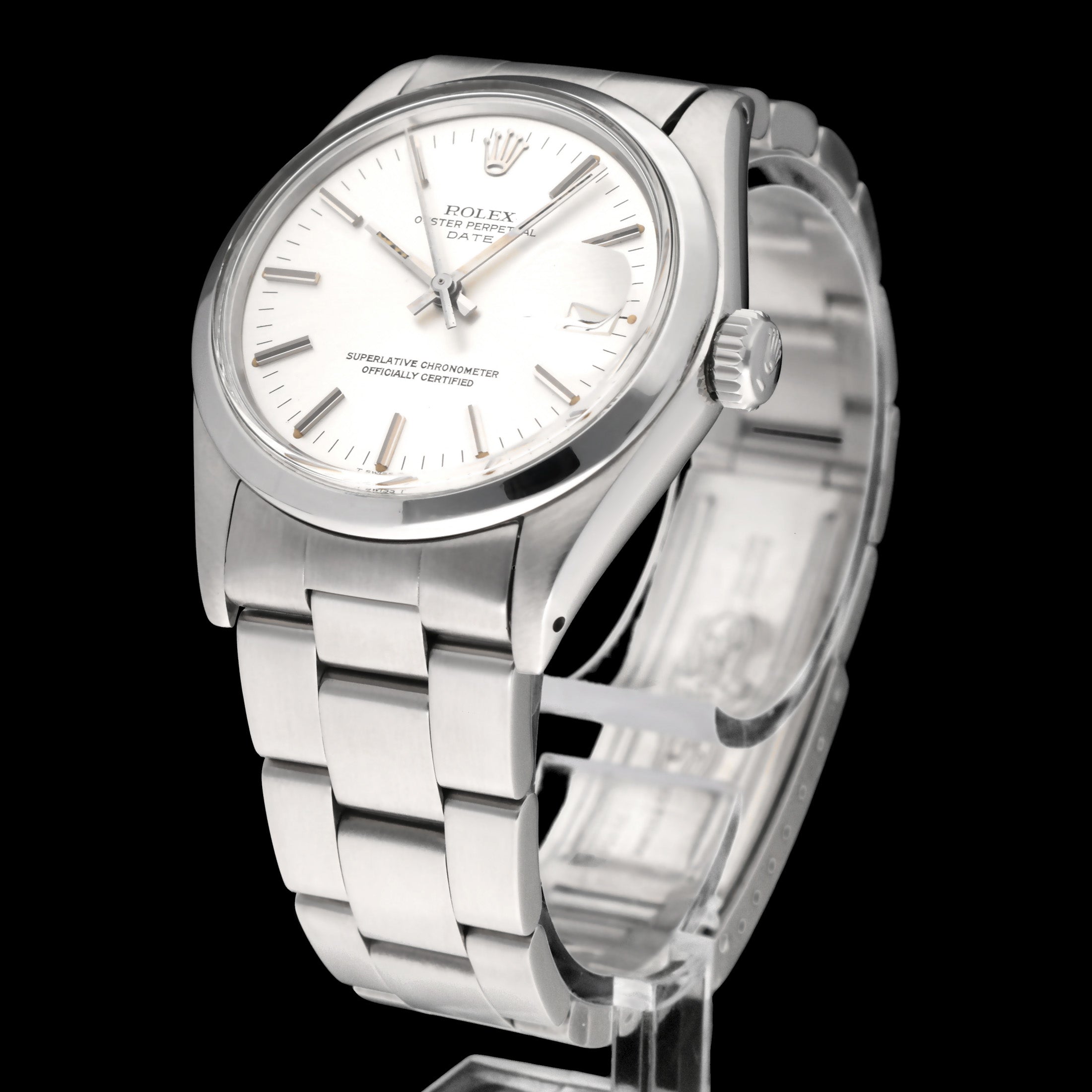 Rolex Oyster Perpetual Date 1500 - 1974 - Rolex horloge - Rolex kopen - Rolex heren horloge - Trophies Watches