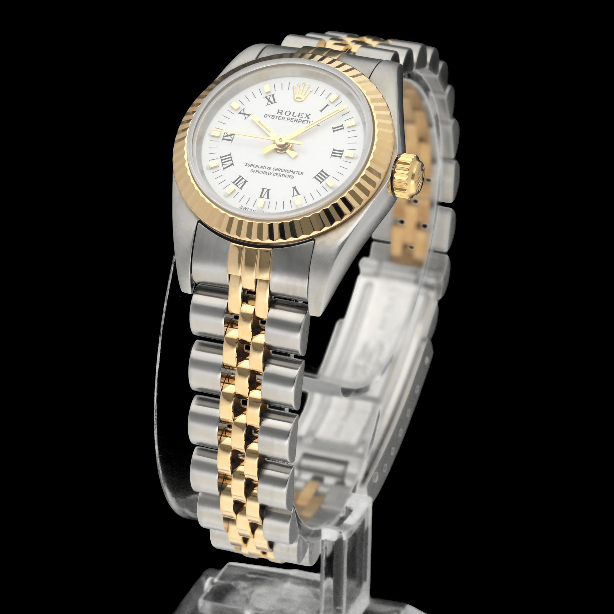 Rolex Oyster Perpetual 76193 - 2001 - Rolex horloge - Rolex kopen - Rolex dames horloge - Trophies Watches