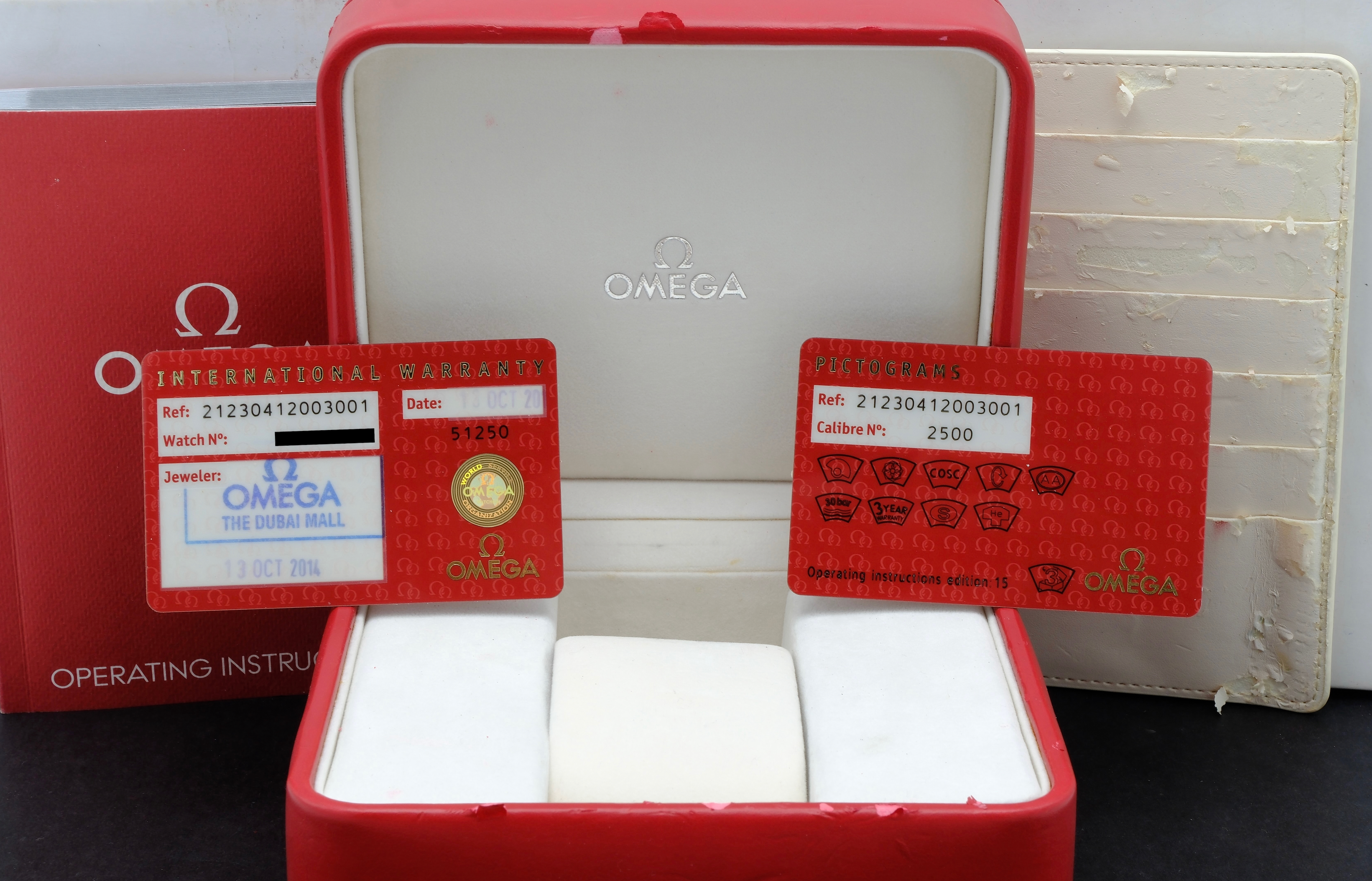 Omega Seamaster 300 M 212.30.41.20.03.001, Box & Papers, 2014