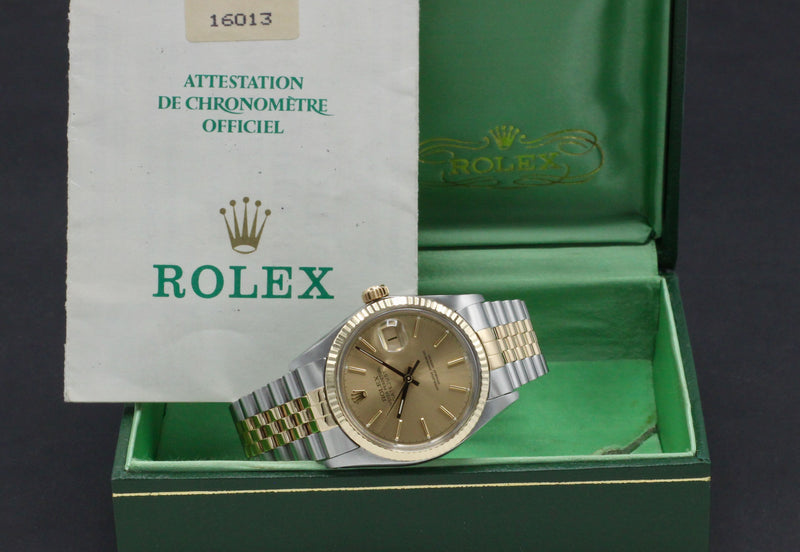 Rolex Datejust 16013 - 1987 - Rolex horloge - Rolex kopen - Rolex heren horloge - Trophies Watches