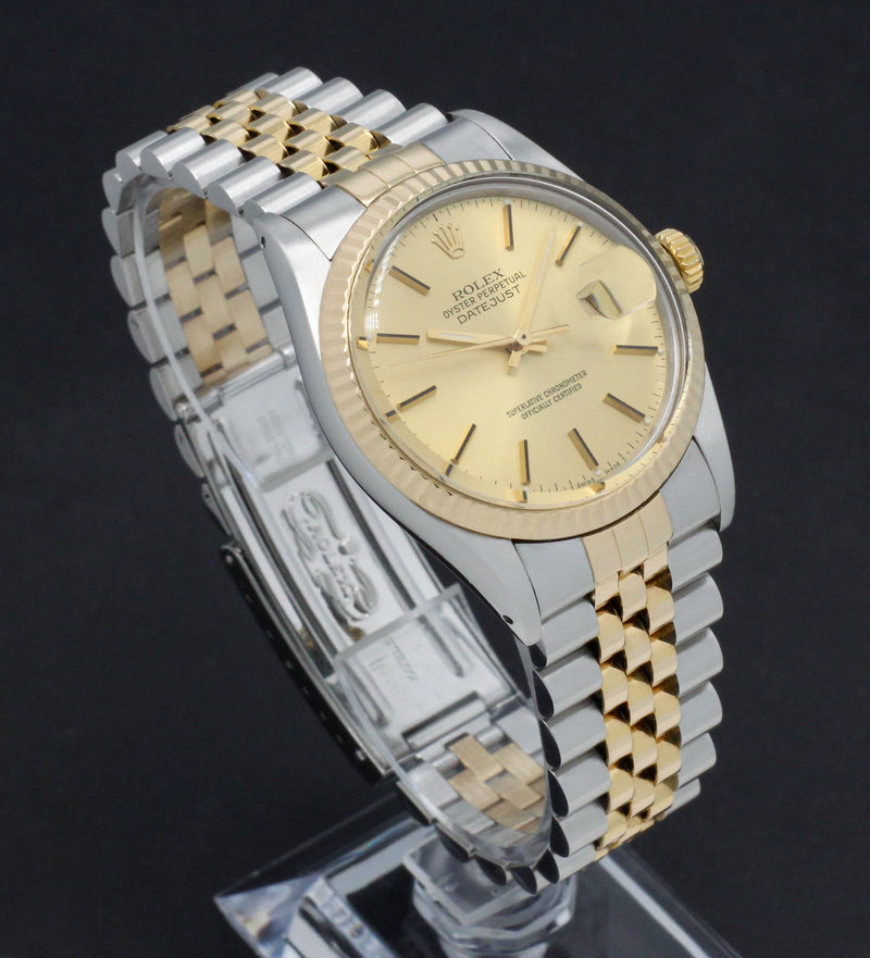 Rolex Datejust 16013 - 1987 - Rolex horloge - Rolex kopen - Rolex heren horloge - Trophies Watches