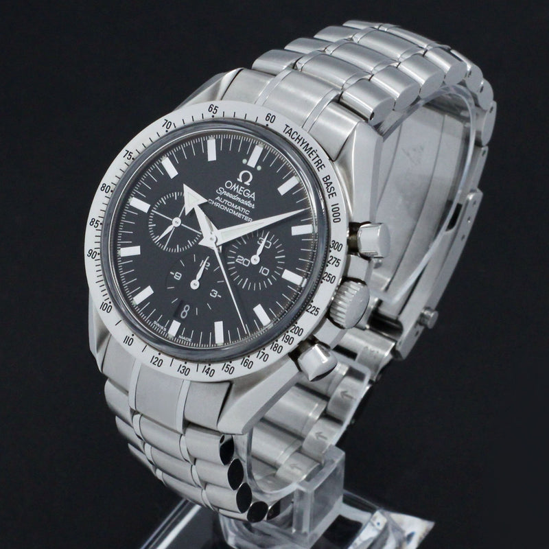 Omega Speedmaster Broad Arrow 3551.50.00. Opwinden, Automatisch. Materiaal horlogekast, Staal. Materiaal horlogeband, Staal. Jaar, 2003. Diameter, 42mm. Omega heren horloge.