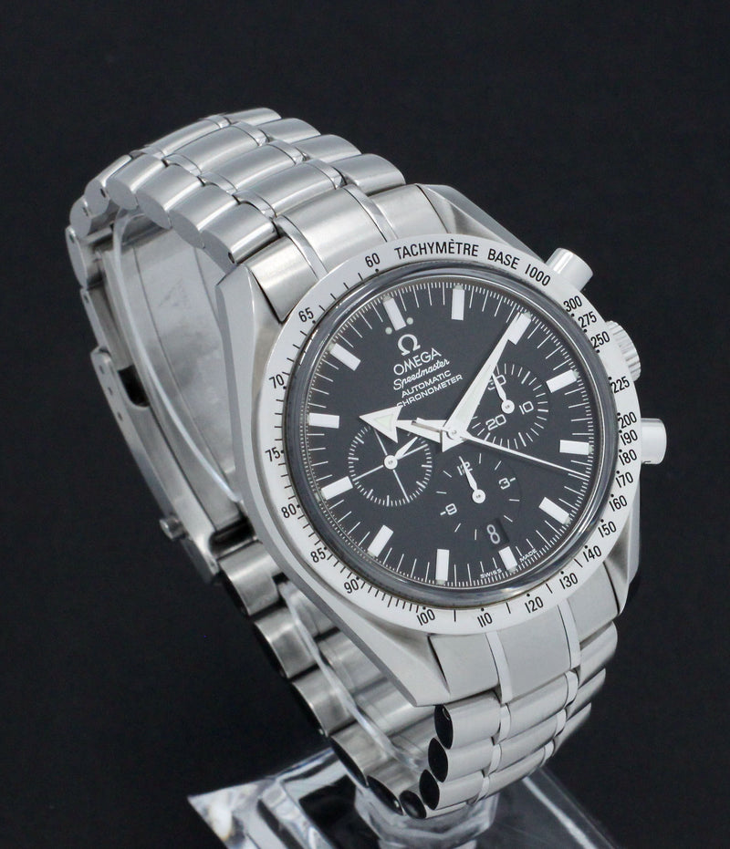 Omega Speedmaster Broad Arrow 3551.50.00. Opwinden, Automatisch. Materiaal horlogekast, Staal. Materiaal horlogeband, Staal. Jaar, 2003. Diameter, 42mm. Omega heren horloge.