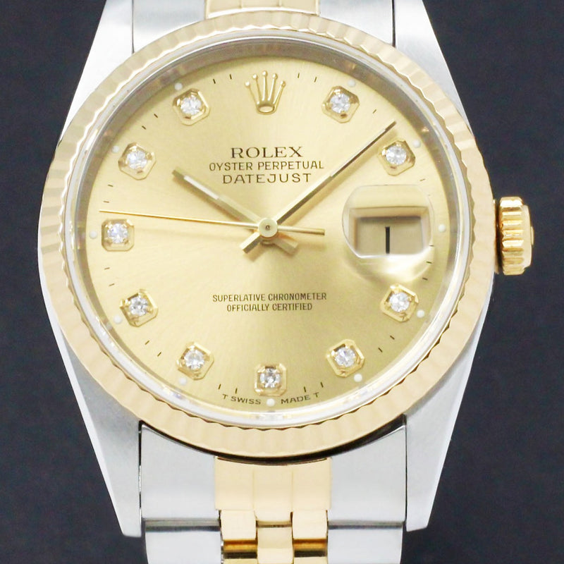 Rolex Datejust 16233G - 1996 - Rolex horloge - Rolex kopen - Rolex heren horloge - Trophies Watches