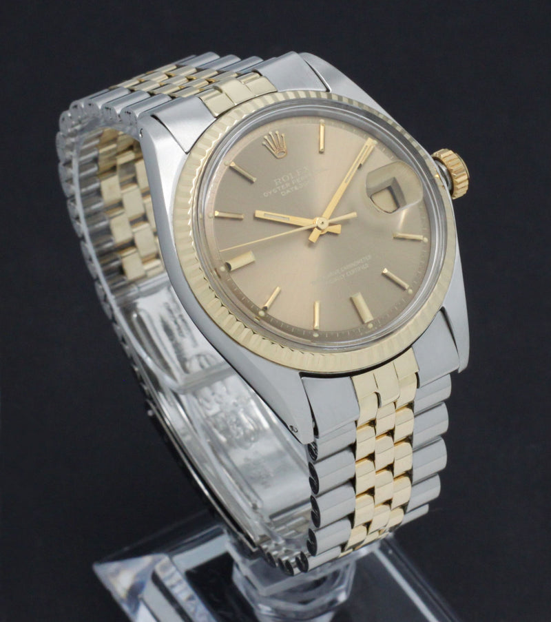 Rolex Datejust 1601 - 1971 - goud/staal - two/tone - Rolex horloge - Rolex kopen - Rolex heren horloge - Trophies Watches