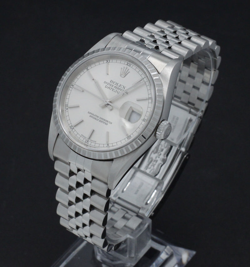 Rolex Datejust 16220 - 2002 - Rolex horloge - Rolex kopen - Rolex heren horloge - Trophies Watches