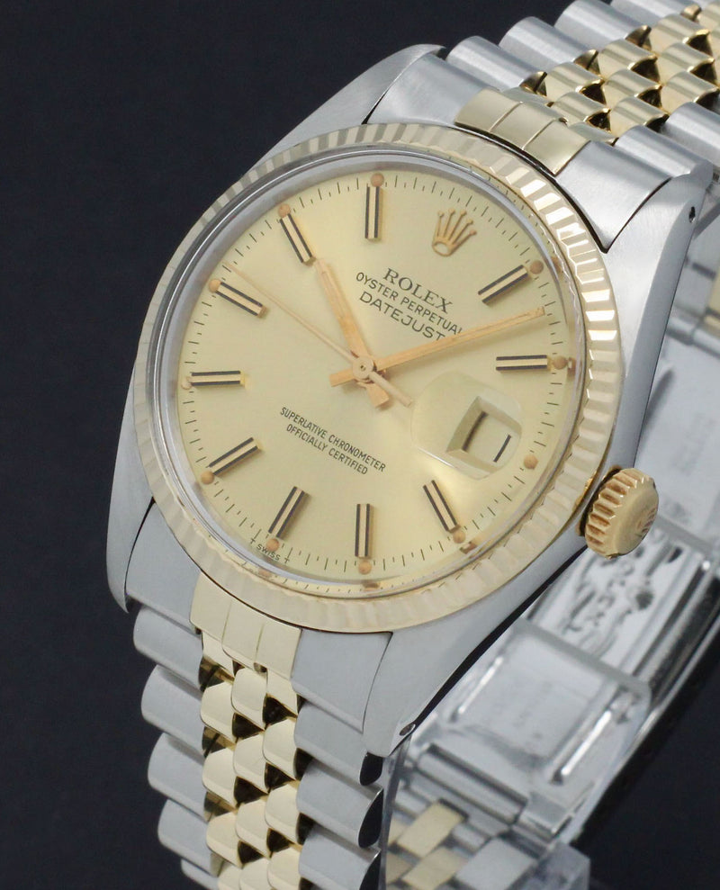 Rolex Datejust 16013 - 1981 - Rolex horloge - Rolex kopen - Rolex heren horloge - Trophies Watches