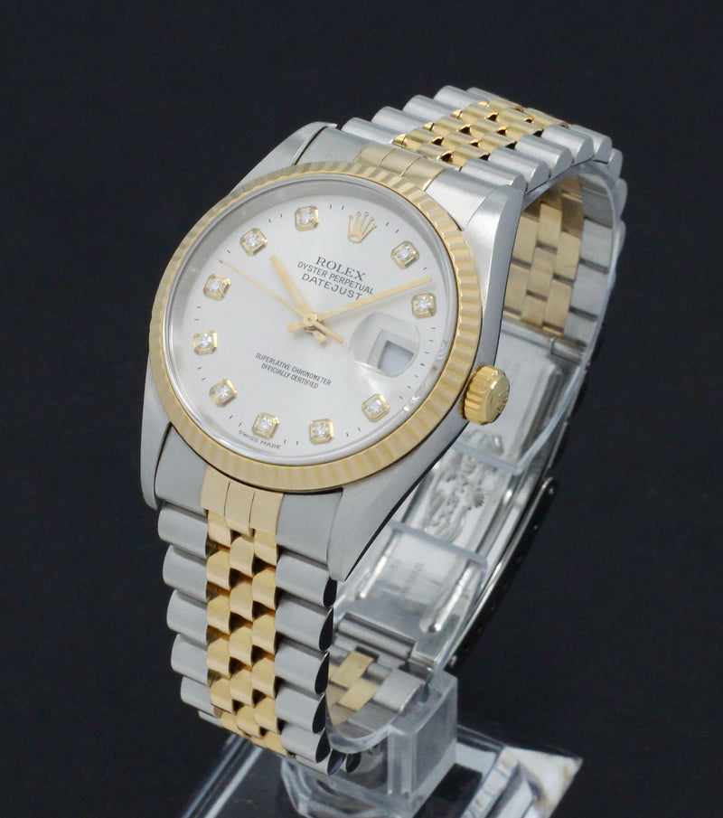 Rolex Datejust 16233G - 1999 - Rolex horloge - Rolex kopen - Rolex heren horloge - Trophies Watches