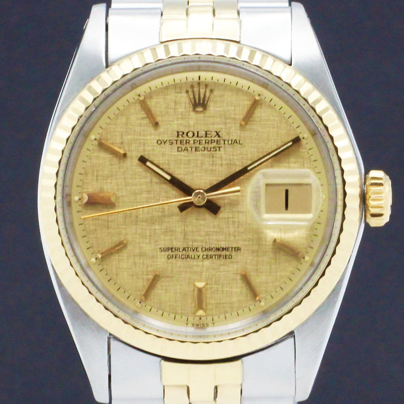 Rolex Datejust 1601 - 1972 - goud/staal - two/tone - Rolex horloge - Rolex kopen - Rolex heren horloge - Trophies Watches