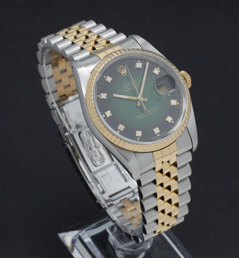 Rolex Datejust 16233G, Box & Papers, 1991