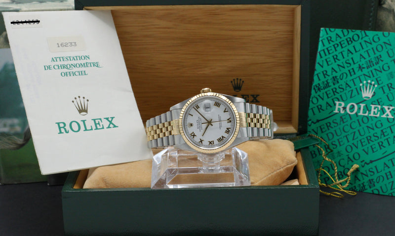 Rolex Datejust 16233 - 1990 - Rolex horloge - Rolex kopen - Rolex heren horloge - Trophies Watches