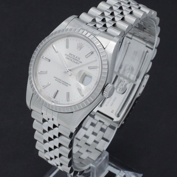 Rolex Datejust 16220 - 1990 - Rolex horloge - Rolex kopen - Rolex heren horloge - Trophies Watches