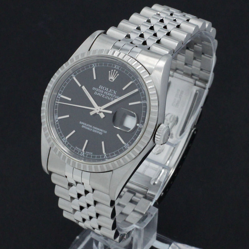 Rolex Datejust 16220 - 2002 - Rolex horloge - Rolex kopen - Rolex heren horloge - Trophies Watches