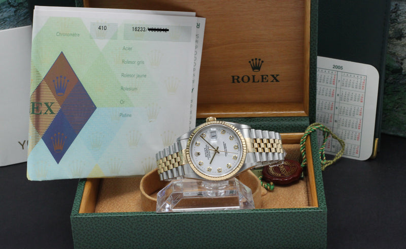 Rolex Datejust 16233G - 2005 - Rolex horloge - Rolex kopen - Rolex heren horloge - Trophies Watches