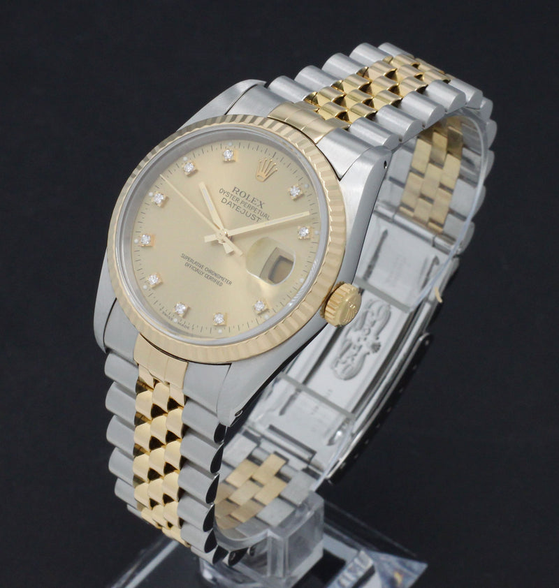 Rolex Datejust 16233G - 1991 - Rolex horloge - Rolex kopen - Rolex heren horloge - Trophies Watches