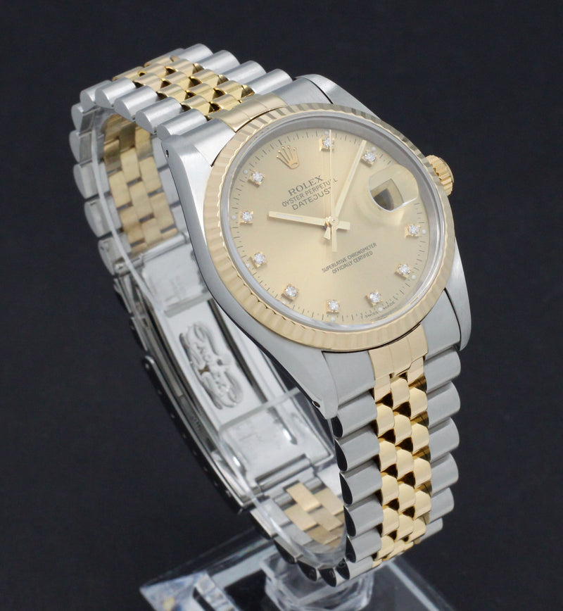 Rolex Datejust 16233G - 1991 - Rolex horloge - Rolex kopen - Rolex heren horloge - Trophies Watches