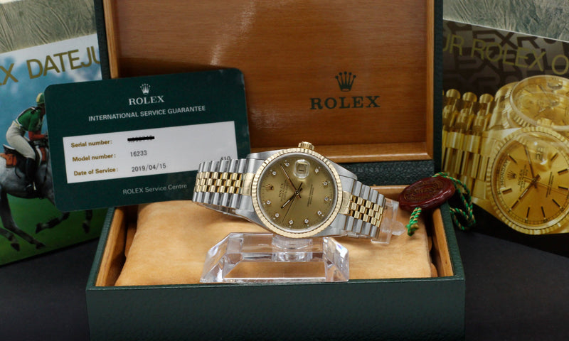 Rolex Datejust 16233G - 1991 - Rolex horloge - Rolex kopen - Rolex heren horloge - Trophies Watches