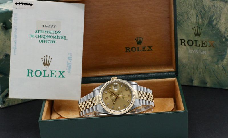 Rolex Datejust 16233G - 1992 - Rolex horloge - Rolex kopen - Rolex heren horloge - Trophies Watches