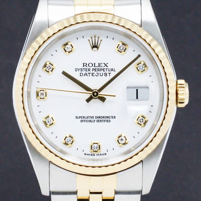 Rolex Datejust 16233G - 2005 - Rolex horloge - Rolex kopen - Rolex heren horloge - Trophies Watches