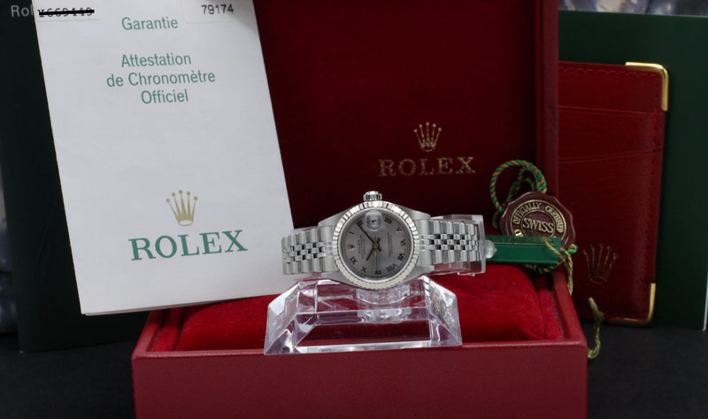 Rolex Oyster Perpetual Lady Datejust 79174 - 2003 - Rolex horloge - Rolex kopen - Rolex dames horloge - Trophies Watches