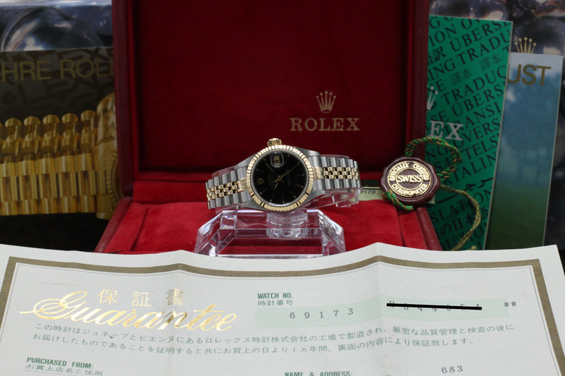 Rolex Lady-Datejust 69173 - 1996 - Rolex horloge - Rolex kopen - Rolex dames horloge - Trophies Watches