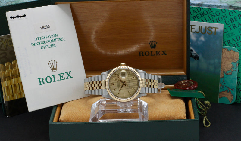 Rolex Datejust 16233 - 1999 - Rolex horloge - Rolex kopen - Rolex heren horloge - Trophies Watches