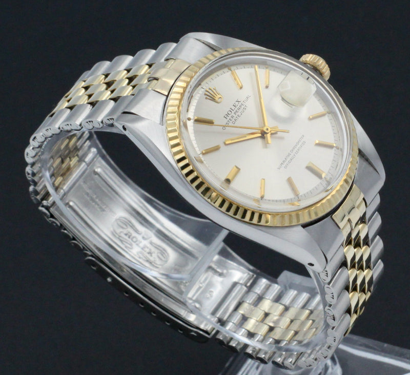 Rolex Datejust 1601 - 1968 - goud/staal - two/tone - Rolex horloge - Rolex kopen - Rolex heren horloge - Trophies Watches