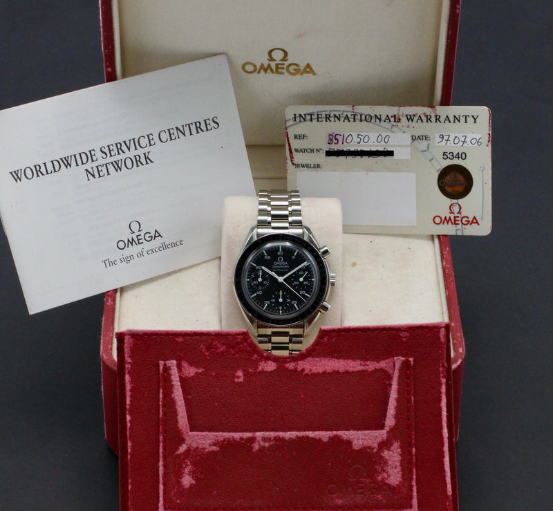 Omega Speedmaster Reduced 3510.50.00, Box & Papers, 1997