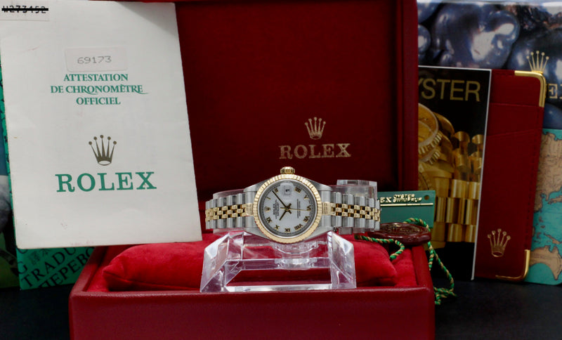 Rolex Lady-Datejust 69173 - 1995 - Rolex horloge - Rolex kopen - Rolex dames horloge - Trophies Watches