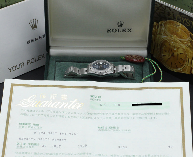 Rolex Oyster Perpetual Lady Date 69190 - 1999 - Rolex horloge - Rolex kopen - Rolex dames horloge - Trophies Watches