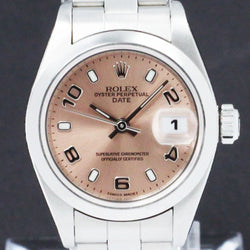 Rolex Oyster Perpetual Lady Date 79160 - 2004 - Rolex horloge - Rolex kopen - Rolex dames horloge - Trophies Watches