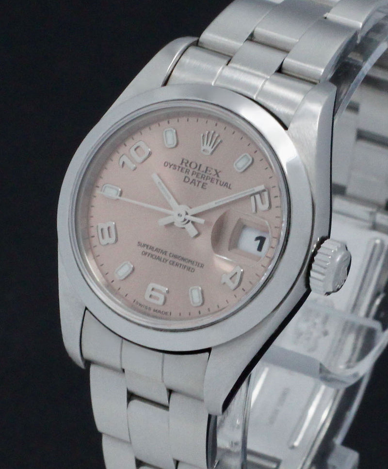 Rolex Oyster Perpetual Lady Date 79160 - 2004 - Rolex horloge - Rolex kopen - Rolex dames horloge - Trophies Watches