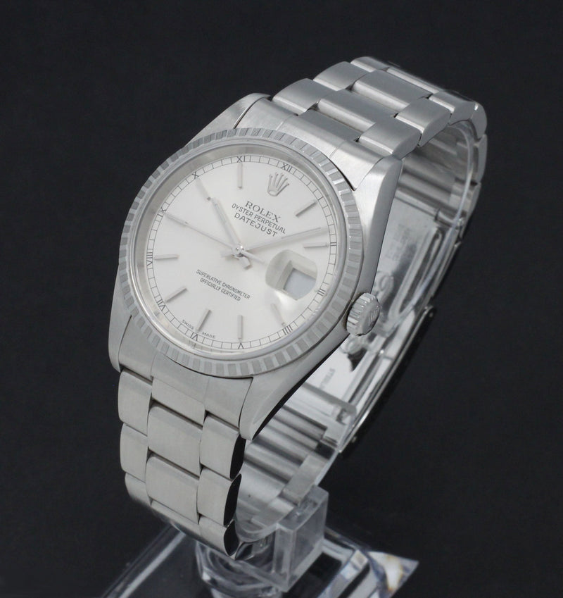 Rolex Datejust 16220 - 2002 - Rolex horloge - Rolex kopen - Rolex heren horloge - Trophies Watches