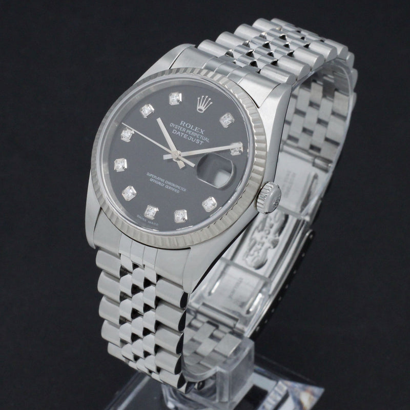 Rolex Datejust 16234G - 2005 - Rolex horloge - Rolex kopen - Rolex heren horloge - Trophies Watches