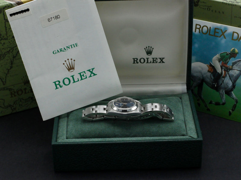 Rolex Oyster Perpetual 67180 - 1998 - Rolex horloge - Rolex kopen - Rolex dames horloge - Trophies Watches