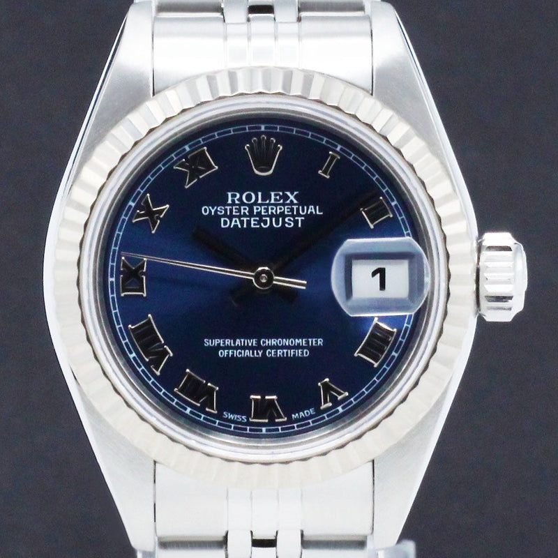 Rolex Oyster Perpetual Lady Datejust 79174 - 2001 - Rolex horloge - Rolex kopen - Rolex dames horloge - Trophies Watches