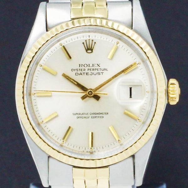 Rolex Datejust 1601 - 1971 - goud/staal - two/tone - Rolex horloge - Rolex kopen - Rolex heren horloge - Trophies Watches