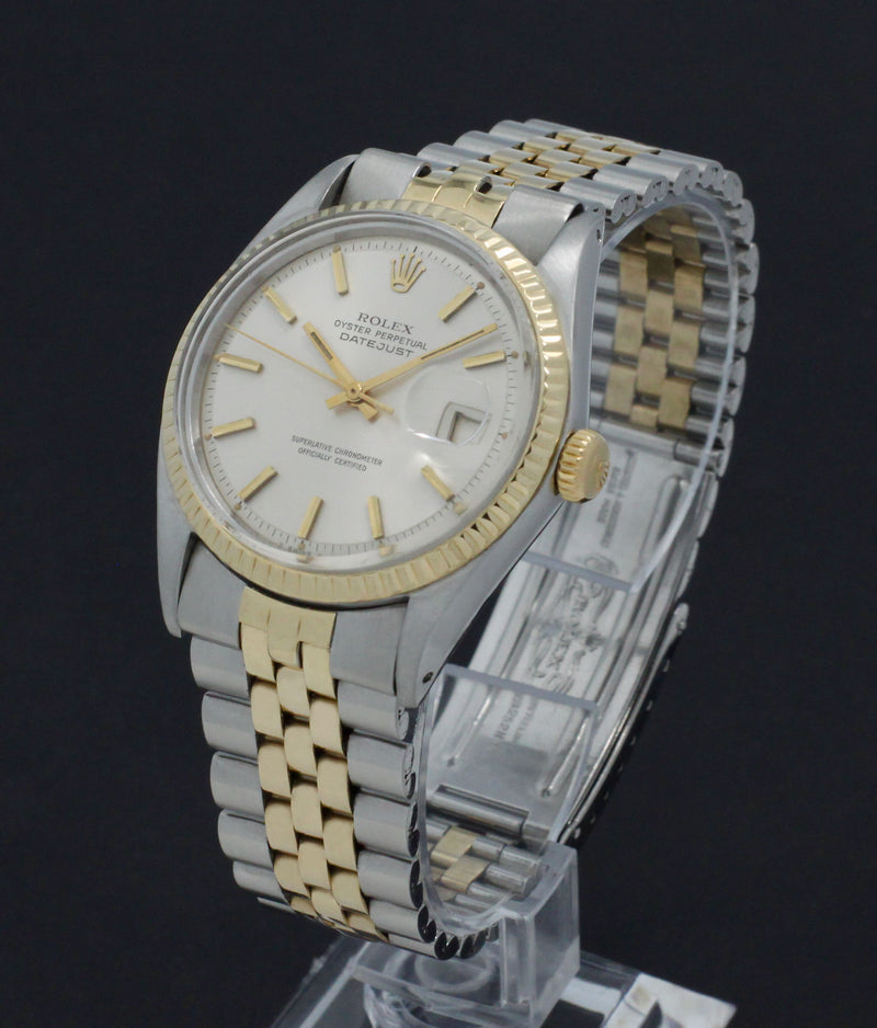 Rolex Datejust 1601 - 1971 - goud/staal - two/tone - Rolex horloge - Rolex kopen - Rolex heren horloge - Trophies Watches