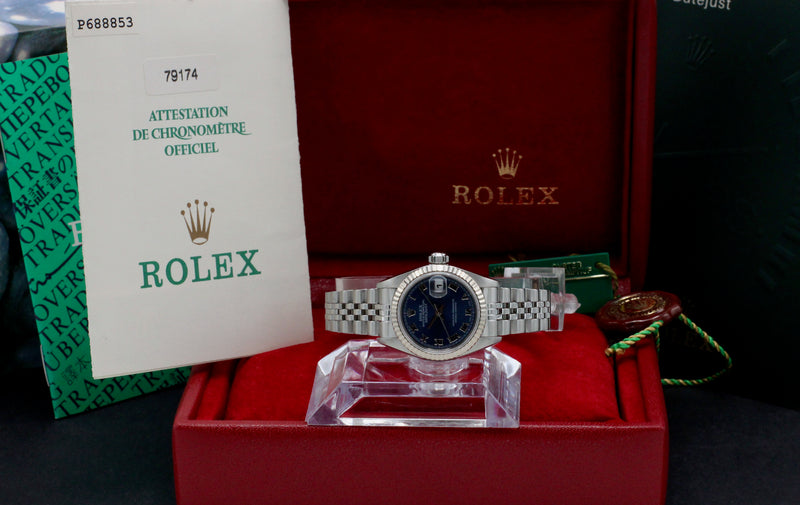 Rolex Oyster Perpetual Lady Datejust 79174 - 2001 - Rolex horloge - Rolex kopen - Rolex dames horloge - Trophies Watches