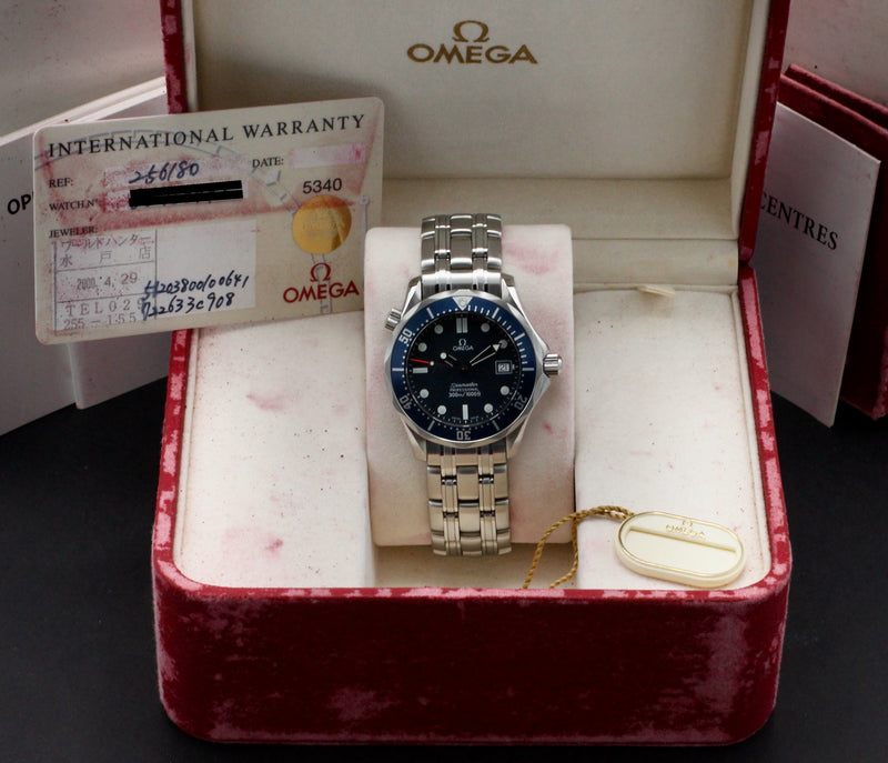 Omega Seamaster Diver 300 M 2561.80.00 - 2000 - Omega horloge - Omega kopen - Omega heren horloge - Trophies Watches