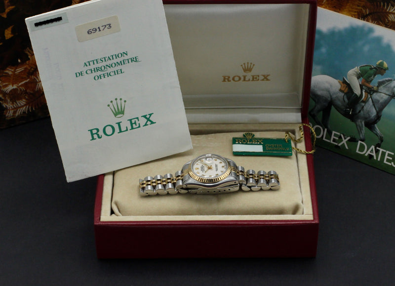 Rolex Lady-Datejust 69173 - 1987 - Rolex horloge - Rolex kopen - Rolex dames horloge - Trophies Watches