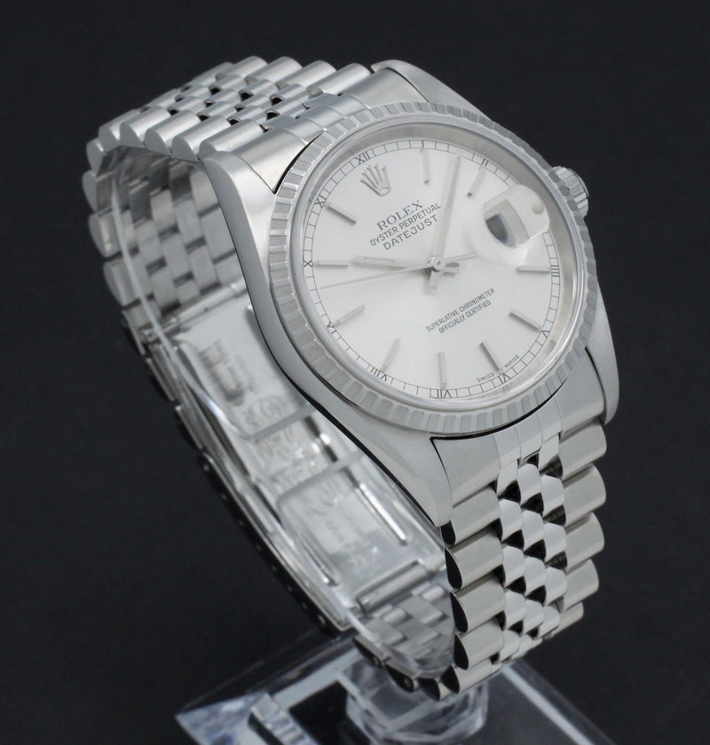 Rolex Datejust 16220 - 2002 - Rolex horloge - Rolex kopen - Rolex heren horloge - Trophies Watches