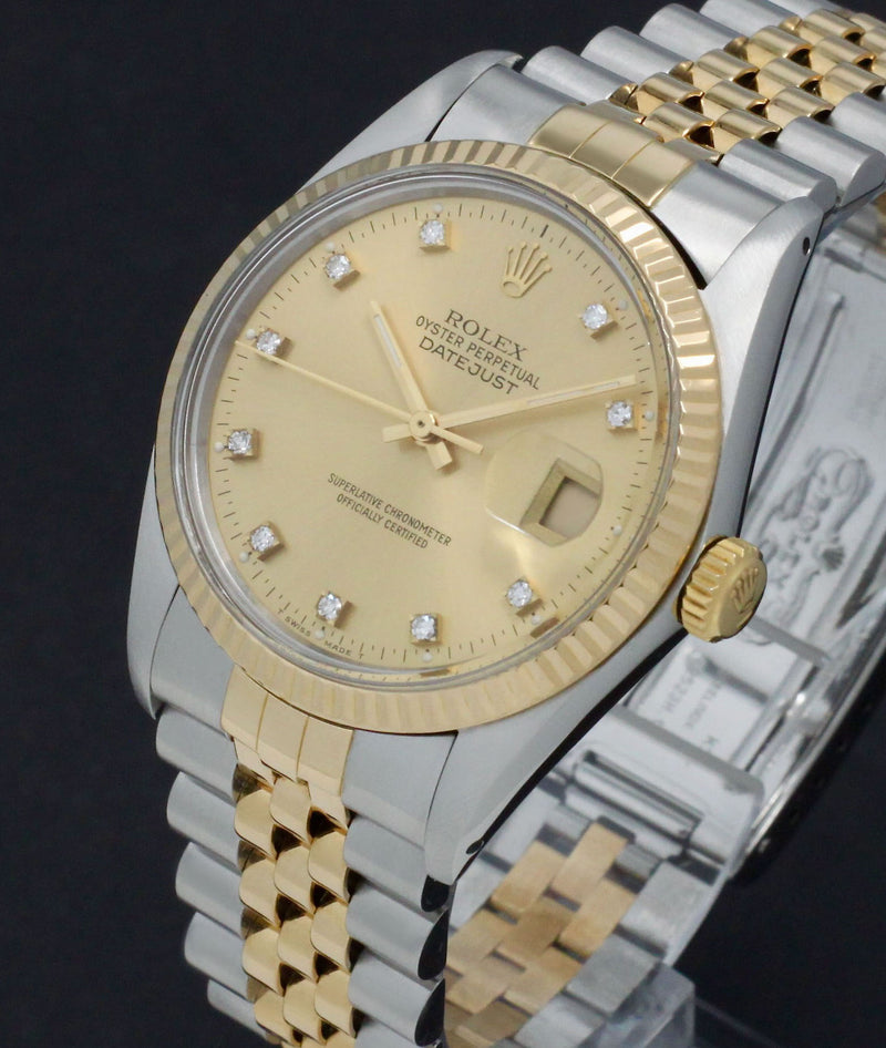 Rolex Datejust 16013G - 1987 - Rolex horloge - Rolex kopen - Rolex heren horloge - Trophies Watches